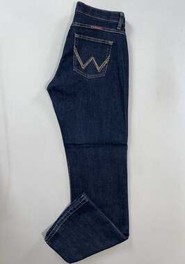 Wrangler Q-Baby No Gap Waistband Women's Straight Leg Western Jeans. 7/8X32, EUC